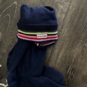 Navy Blue Tall Hunter Boot Fleece Socks